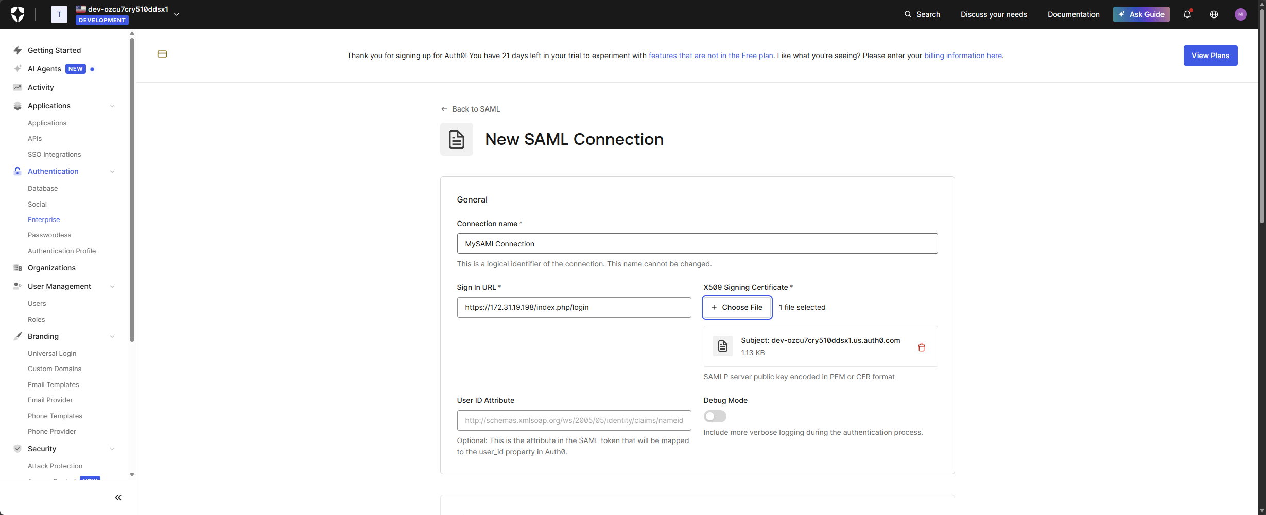 SAML Core details