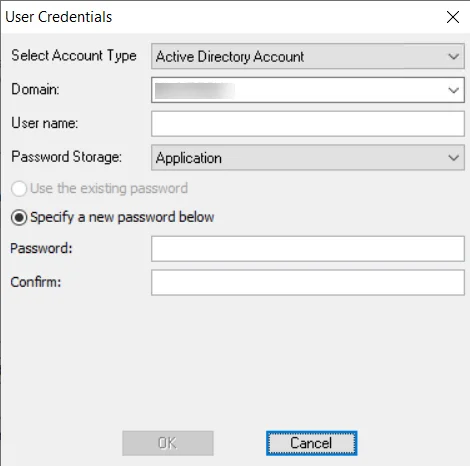 User Credentials