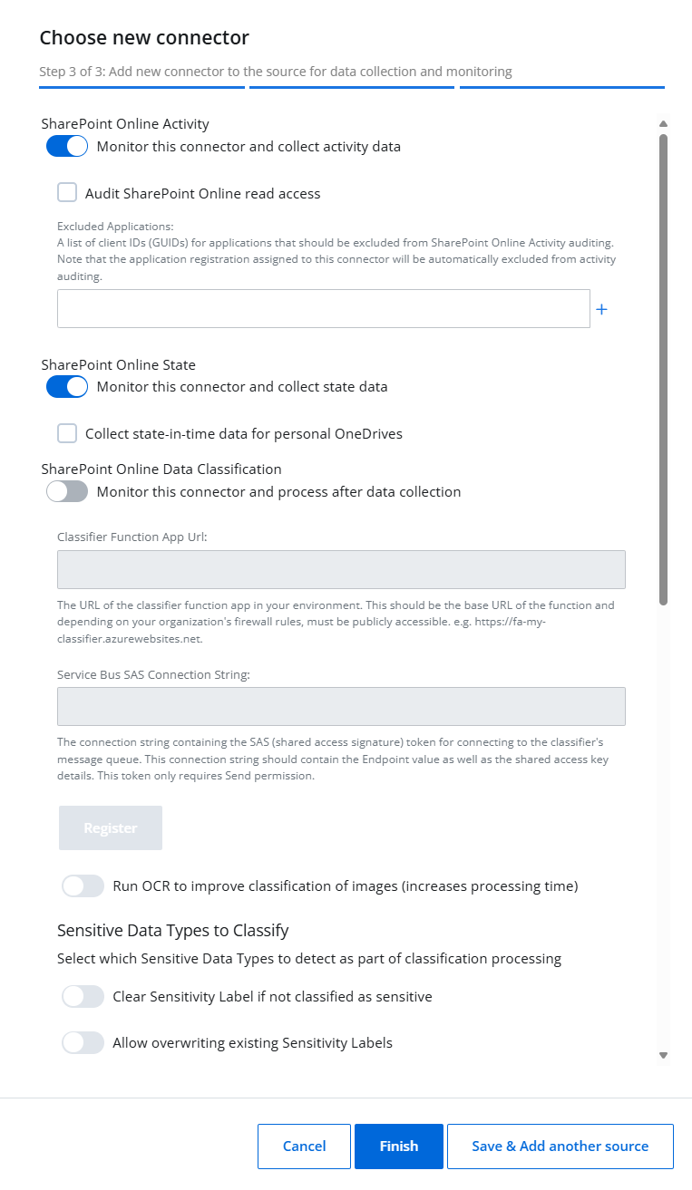 Choose New Connector %28Step 3 of 3%29 pane