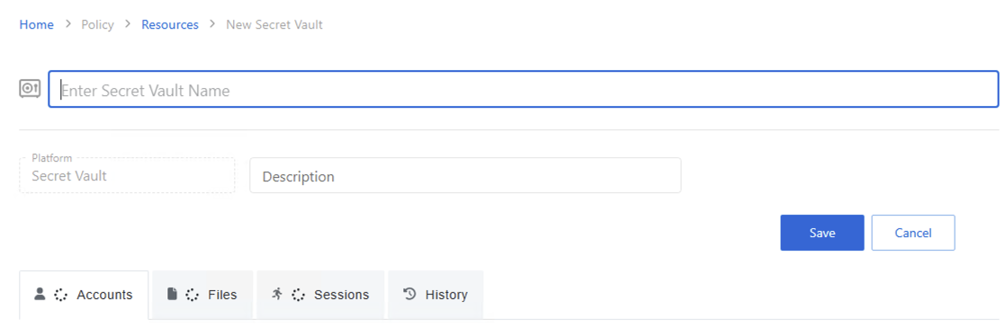 Add secrete Vault Resource