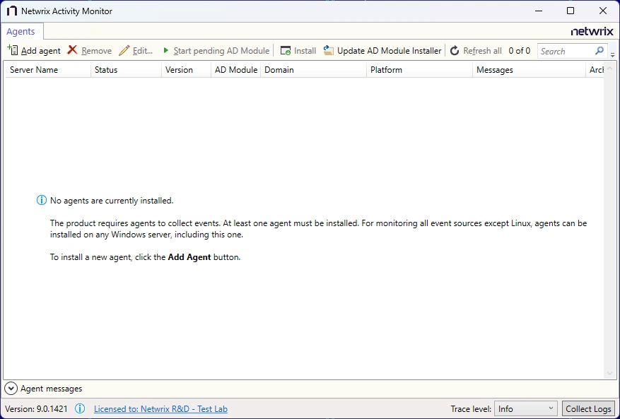 Image of Agents Home Page