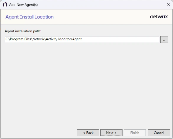 agentinstalllocation