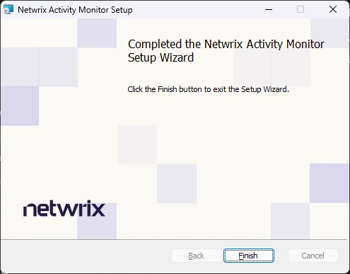 Installation Complete Page