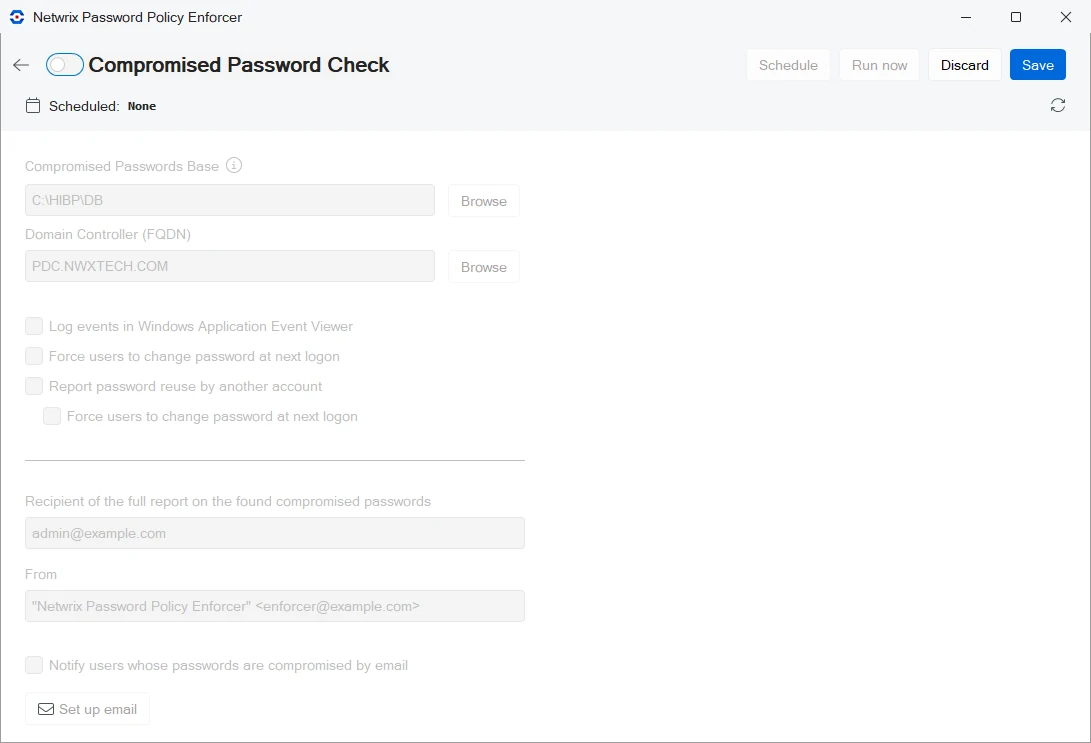 Compromised Password Check