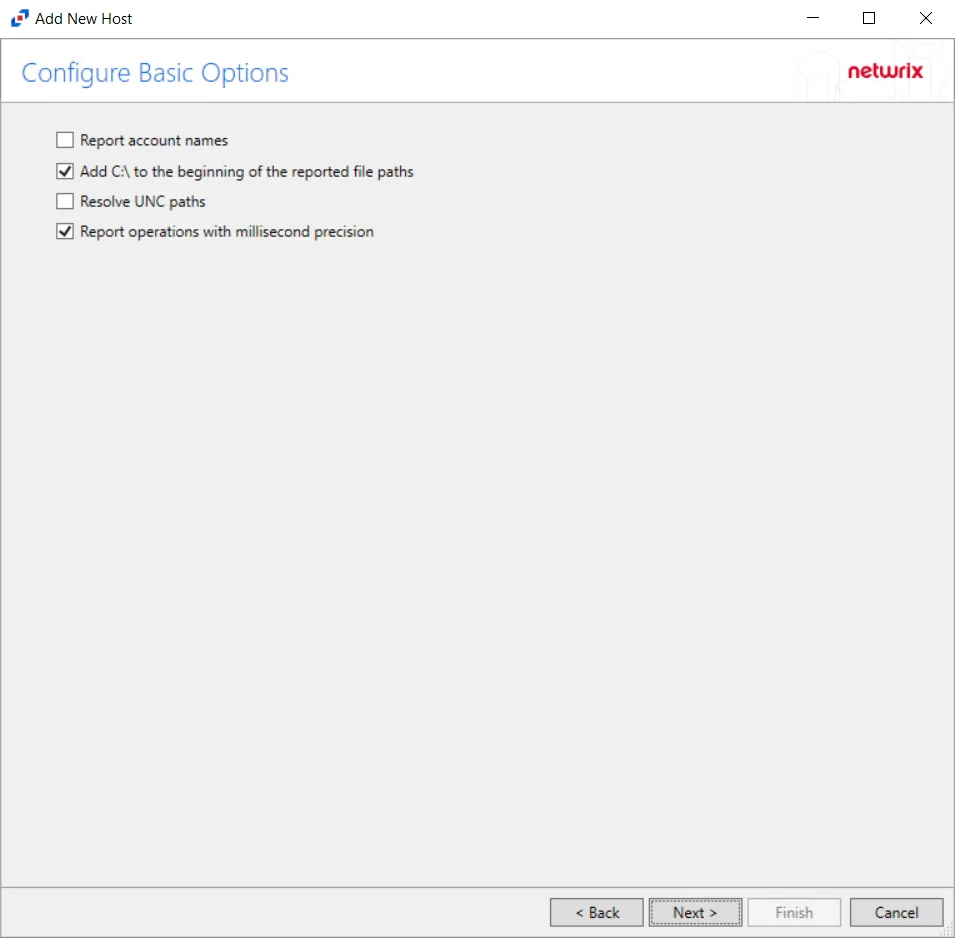 Configure Basic Options