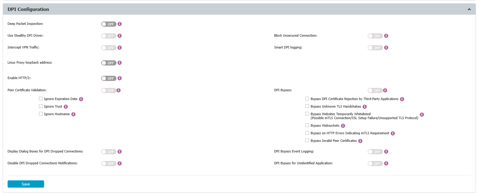 If enabled, network and browser traﬃc can be inspected for content