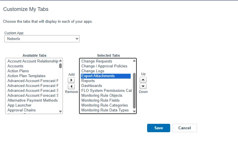 Add Export Attachments to your menu bar in Classic view