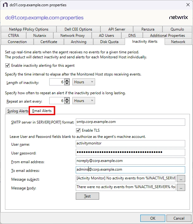 inactivityalertsemailalerts