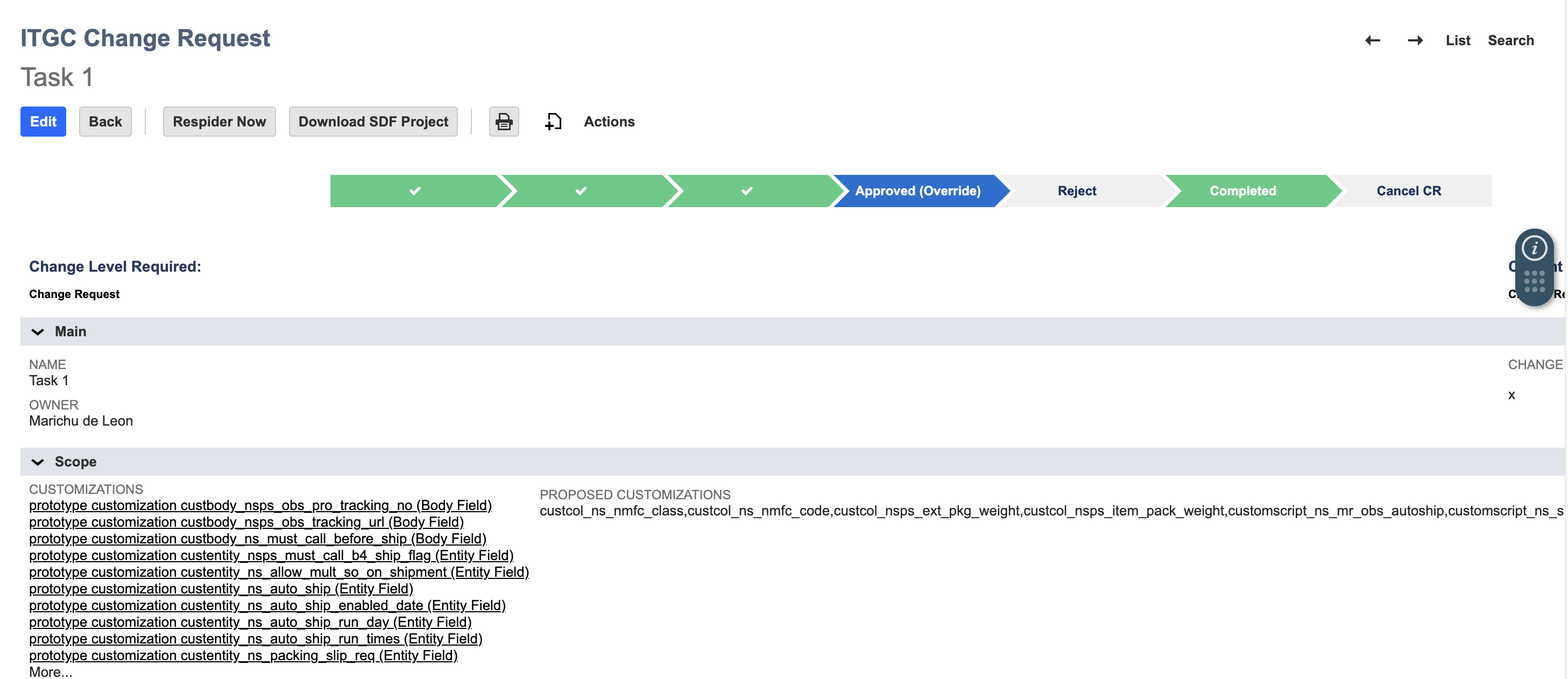 Jira Forge Change Request NetSuite 1