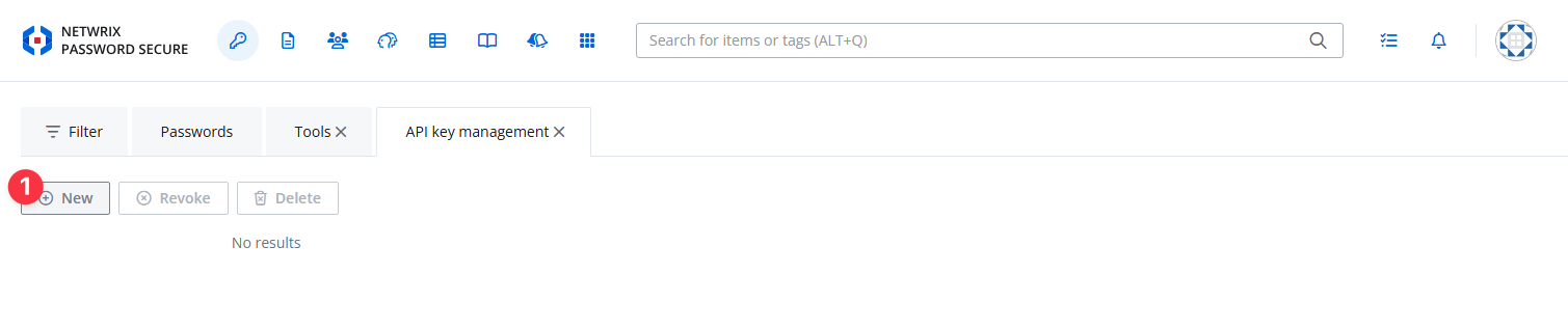 Password Secure API Key Step 3