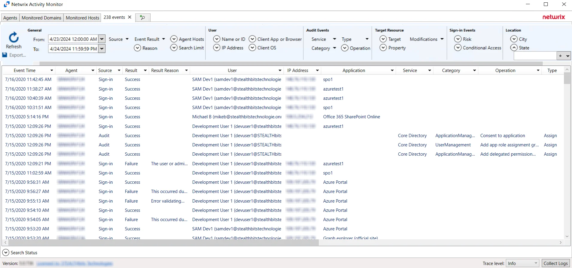 Exchange Online - Search Results