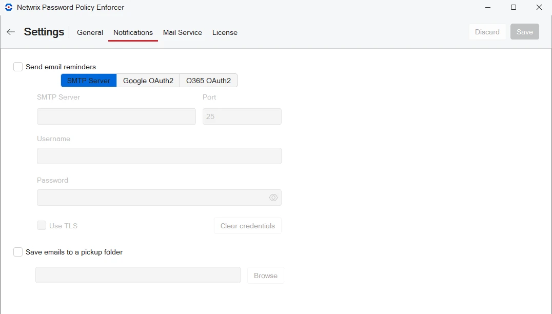 Notifications Settings