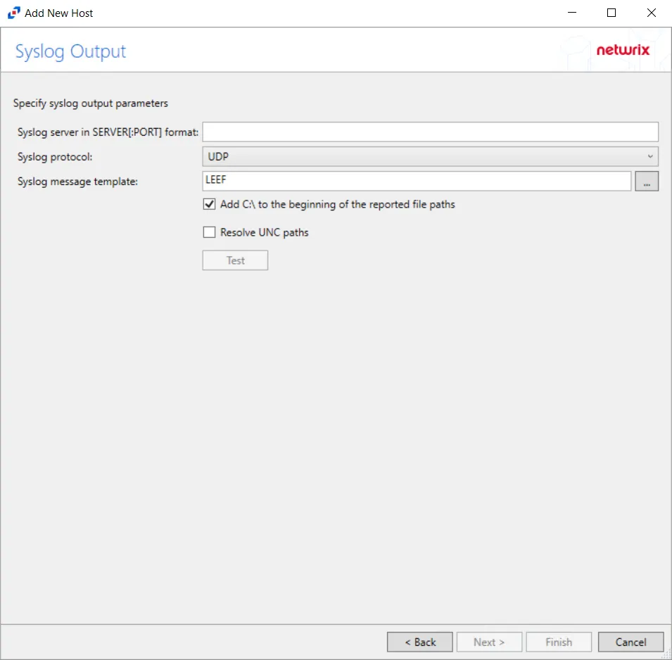 Syslog Output - Exchange Online