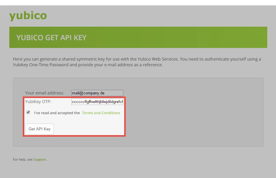 yubico OTP